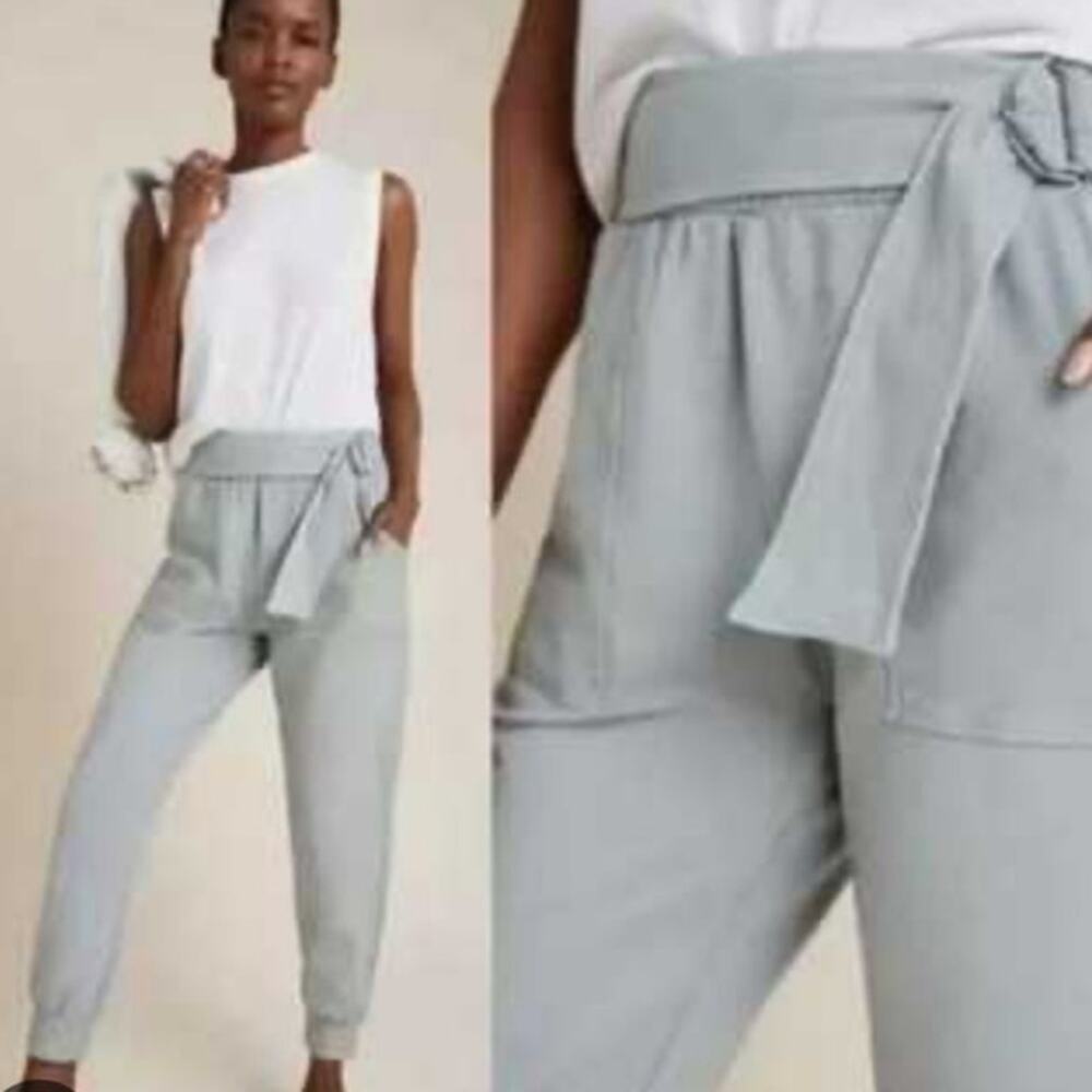Anthropologie Saturday Sunday Syndey Belted Joggers Sz X-Small XS